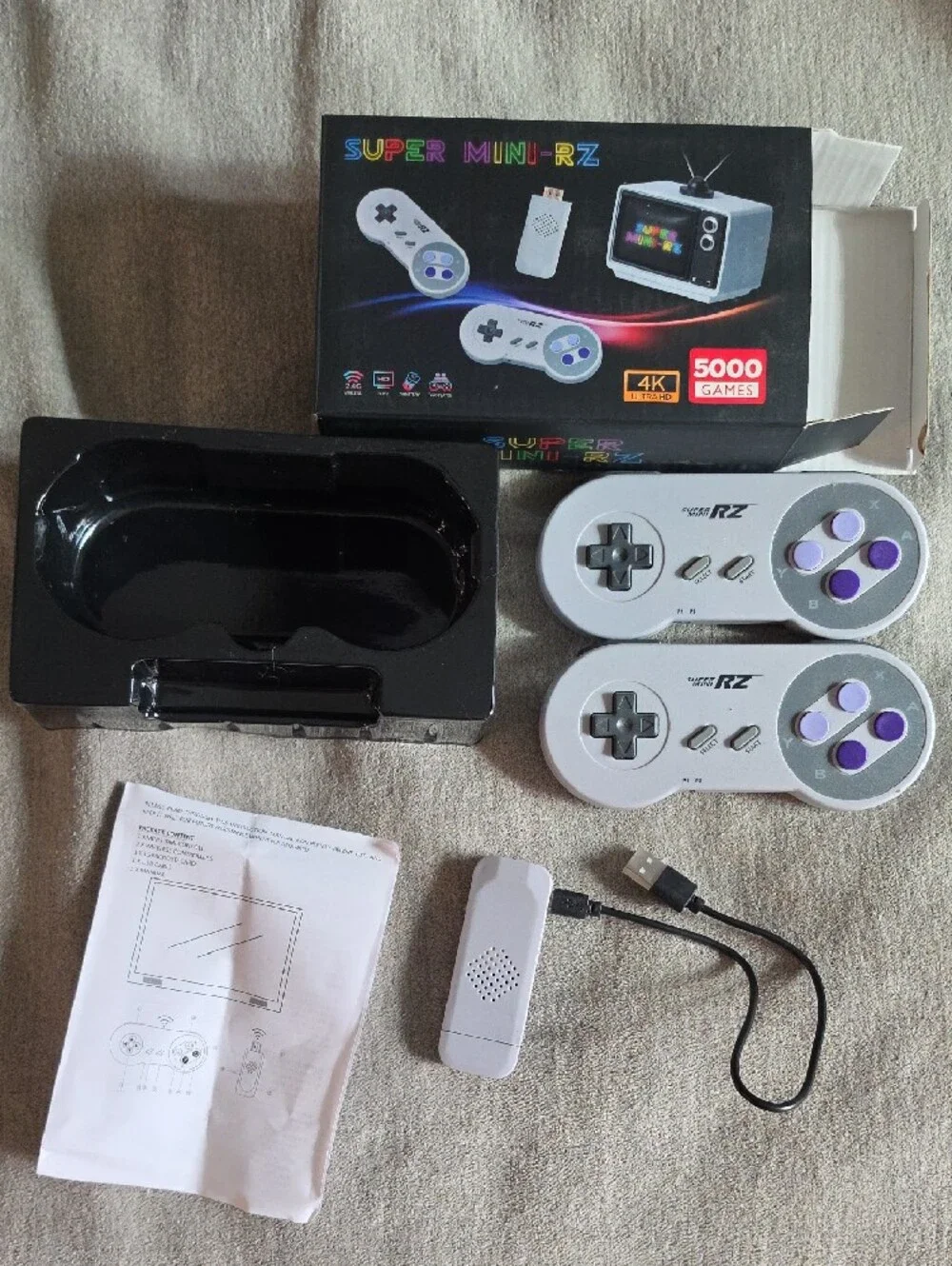 Super Mini-RZ Retro Console Bundle - 5000 Games